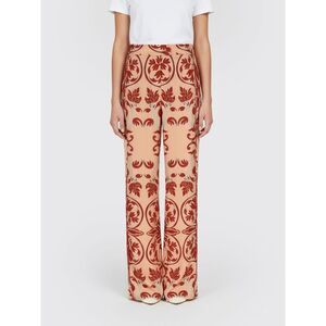 Ethnic Print Silk Trousers F.R.S. For Restless Sleepers